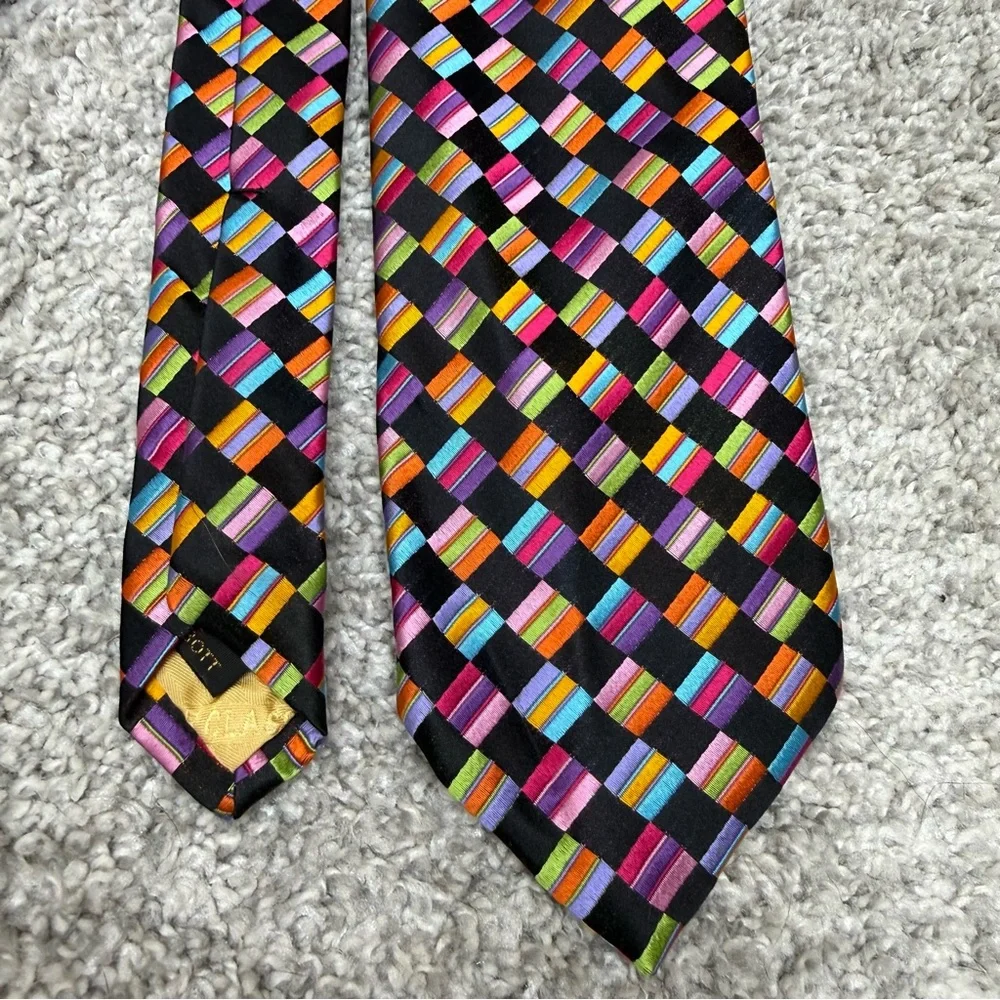 Robert Talbott best of class Nordstrom extra long Necktie Tie‎ Men's 3.75